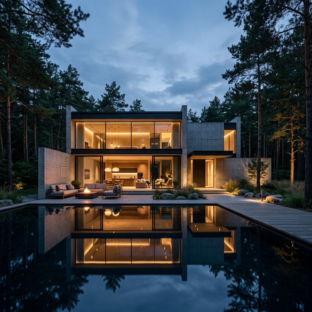 Sleek concrete villa designed by Savan Studio